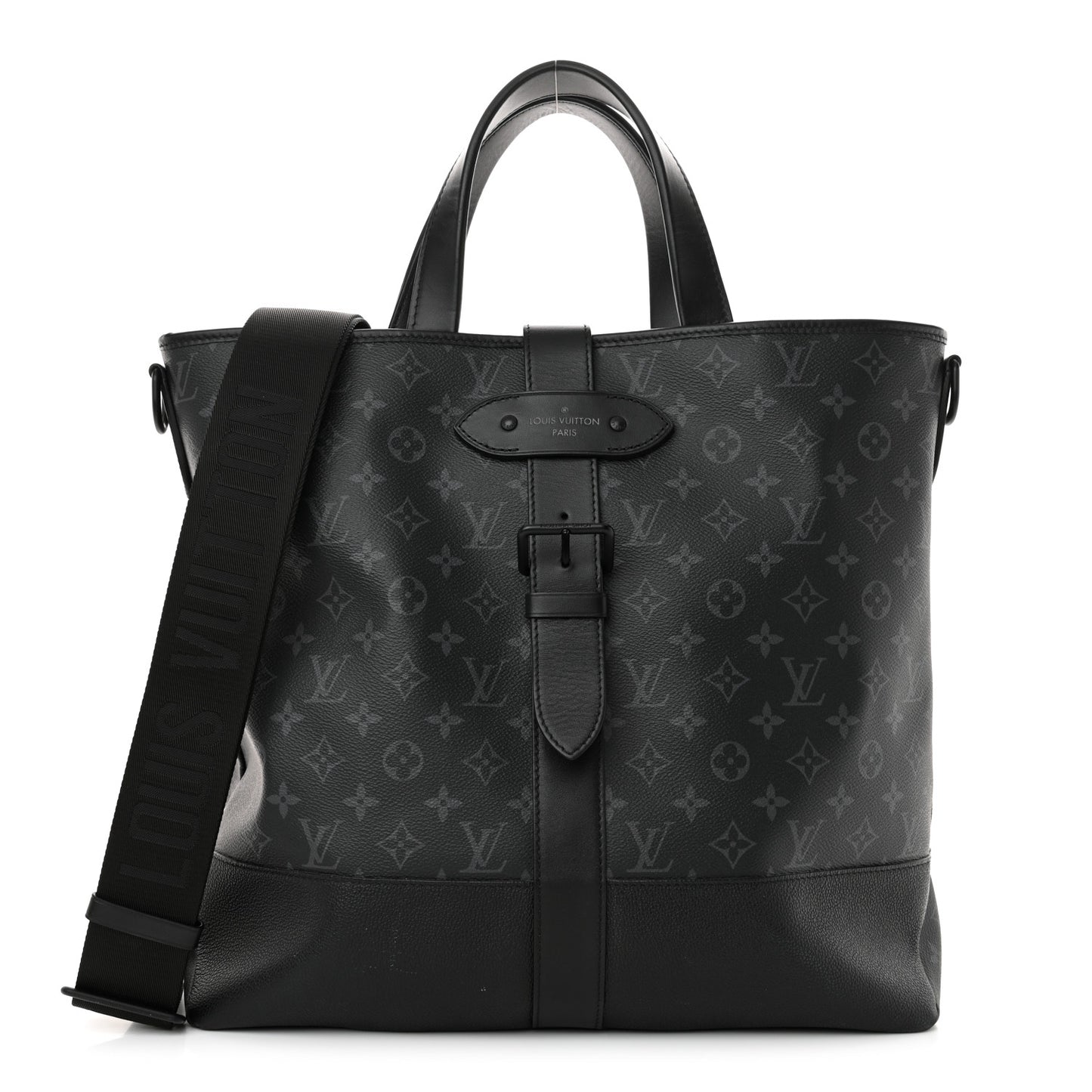 Monogram Eclipse Saumur Tote Black