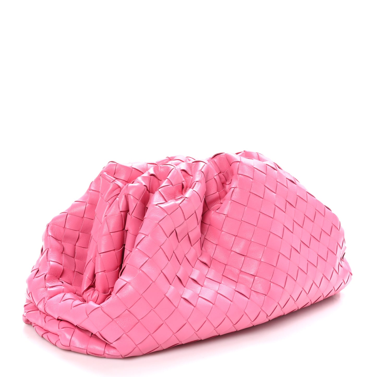 Nappa Maxi Intrecciato The Pouch Oversized Clutch Pink