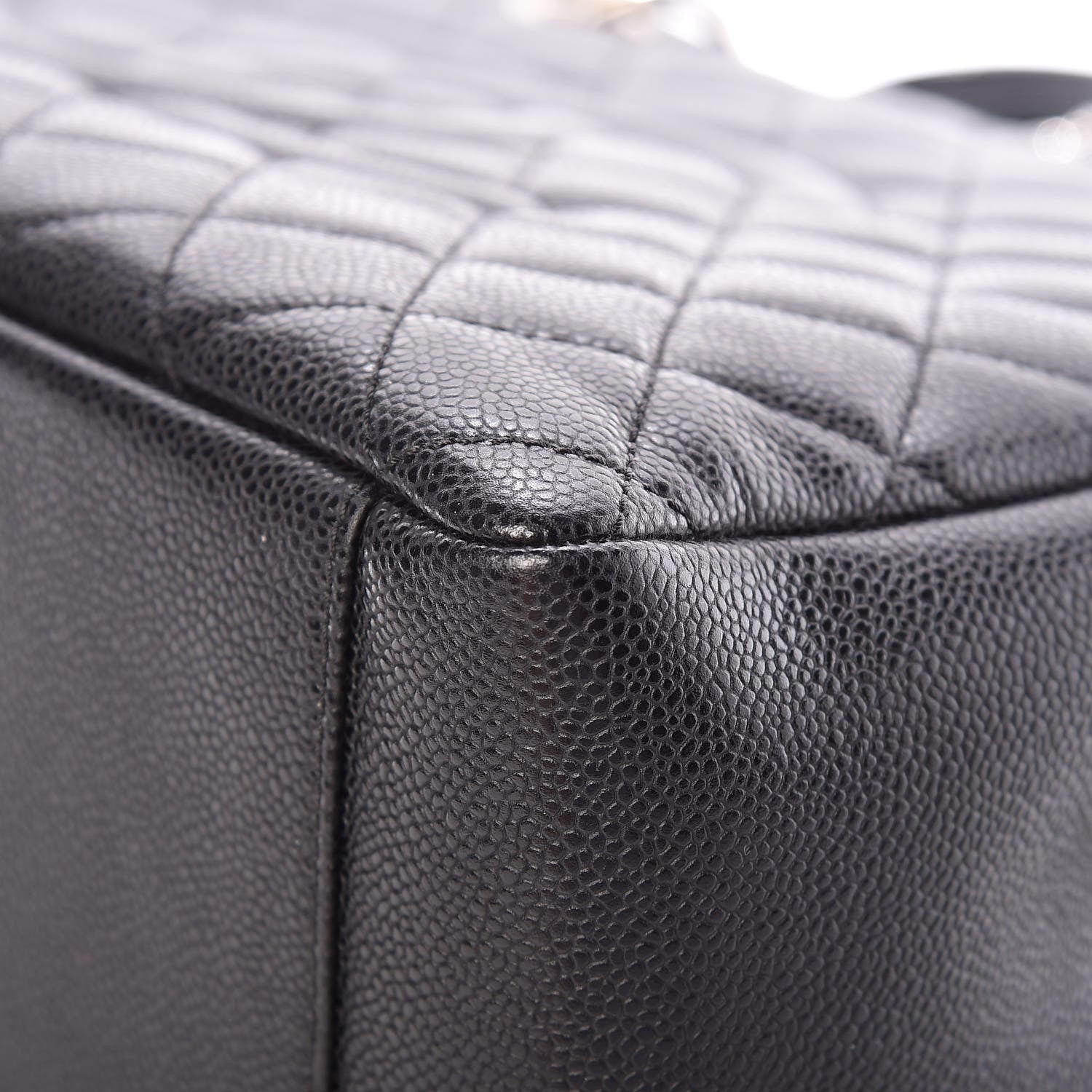 Chanel Caviar Quilted Grand Shopping Tote GST Black 9 of 12