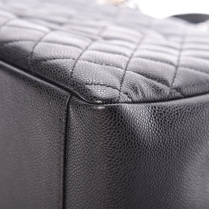 Chanel Caviar Quilted Grand Shopping Tote GST Black 9 of 12