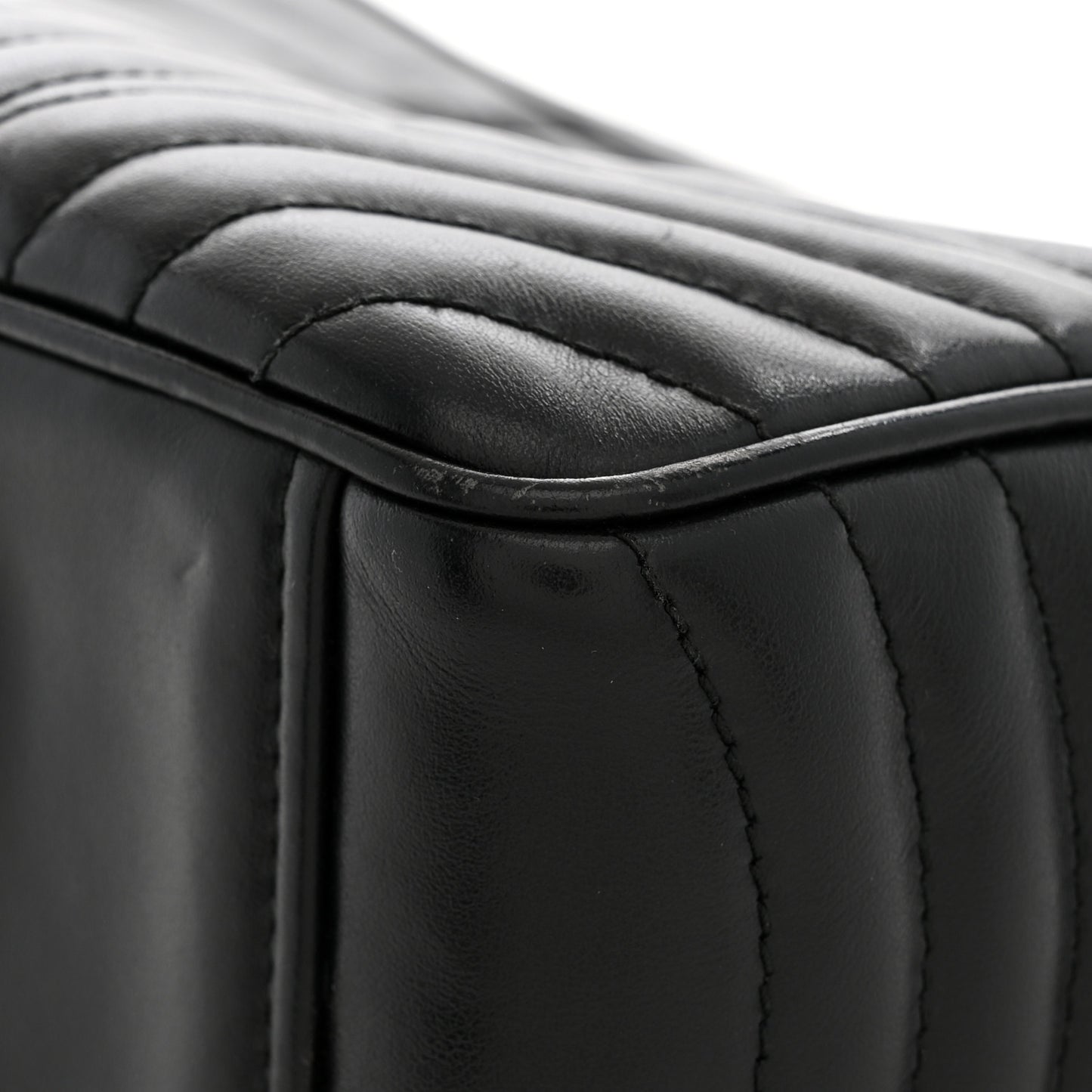 Soft Calfskin Diagramme Camera Bag Black