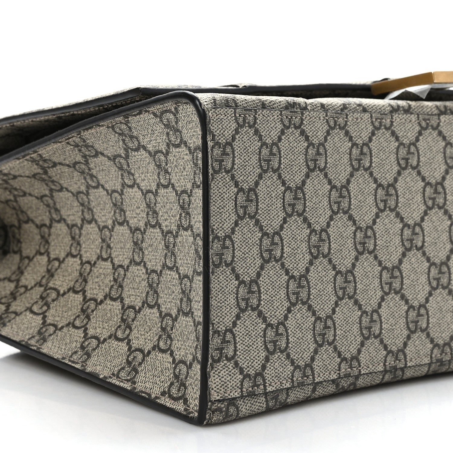 Balenciaga X GUCCI GG Supreme Monogram Medium Hourglass Top Handle Bag Beige Ebony 8 of 9