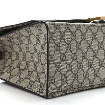 Balenciaga X GUCCI GG Supreme Monogram Medium Hourglass Top Handle Bag Beige Ebony 8 of 9