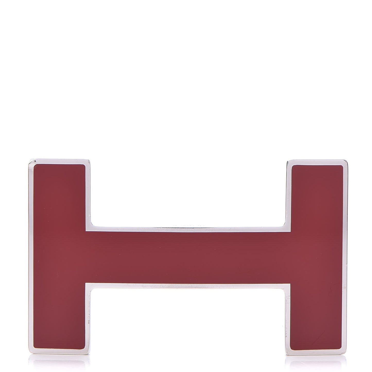 Quizz Enamel H Belt Buckle Rouge H