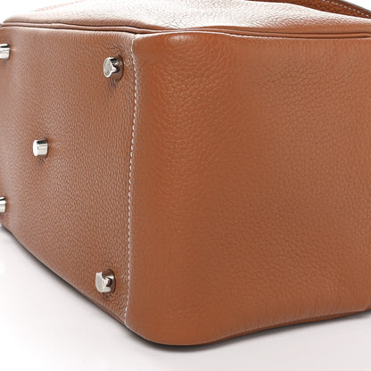 Hermes Taurillon Clemence Lindy 30 Gold 10 of 10
