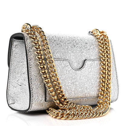 Gucci Galassia Small Padlock Shoulder Bag Argento 3 of 12