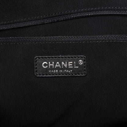 Chanel Vinyl Large La Pausa Bay Shopping Bag Black 7 of 25