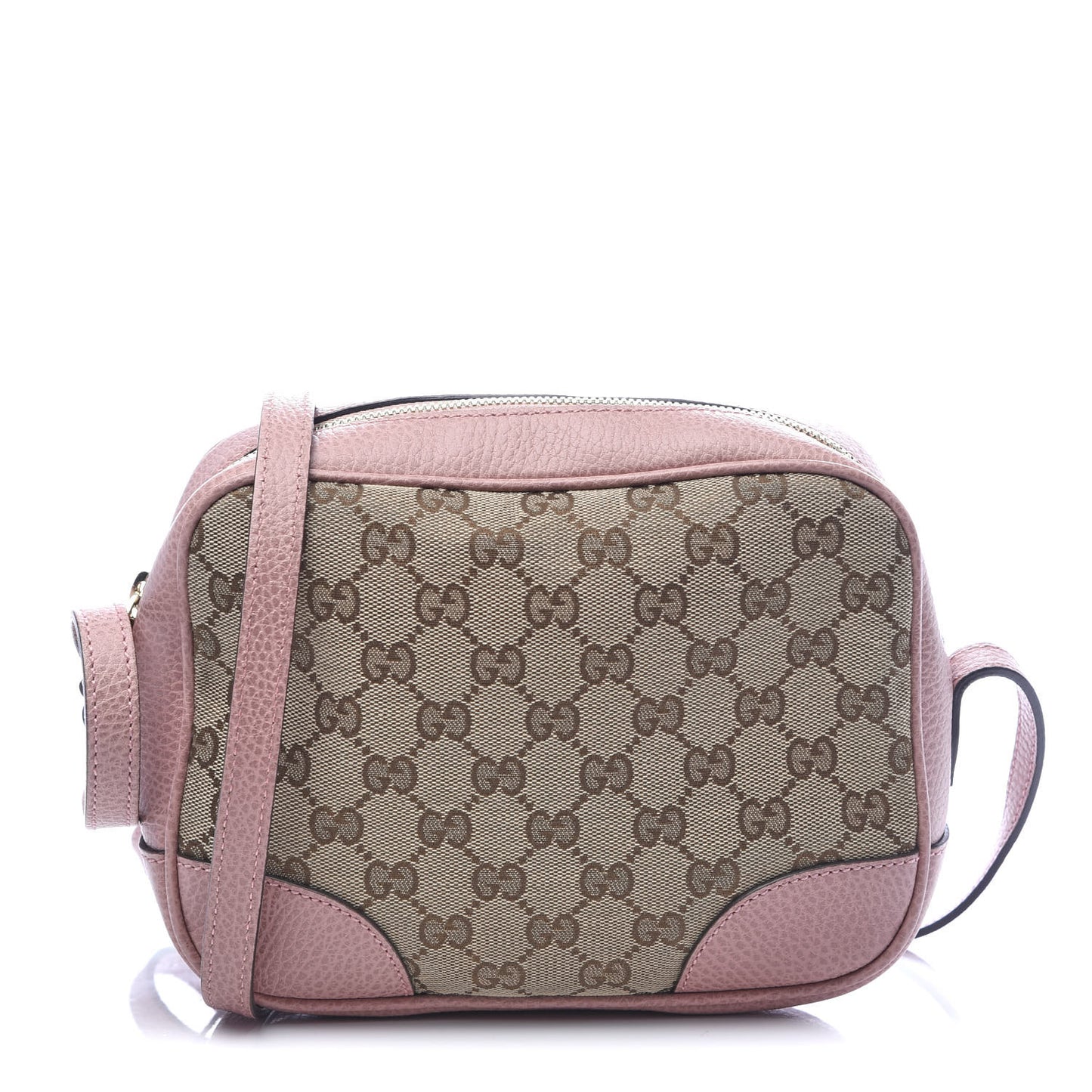 Monogram Mini Bree Messenger Bag Beige Soft Pink