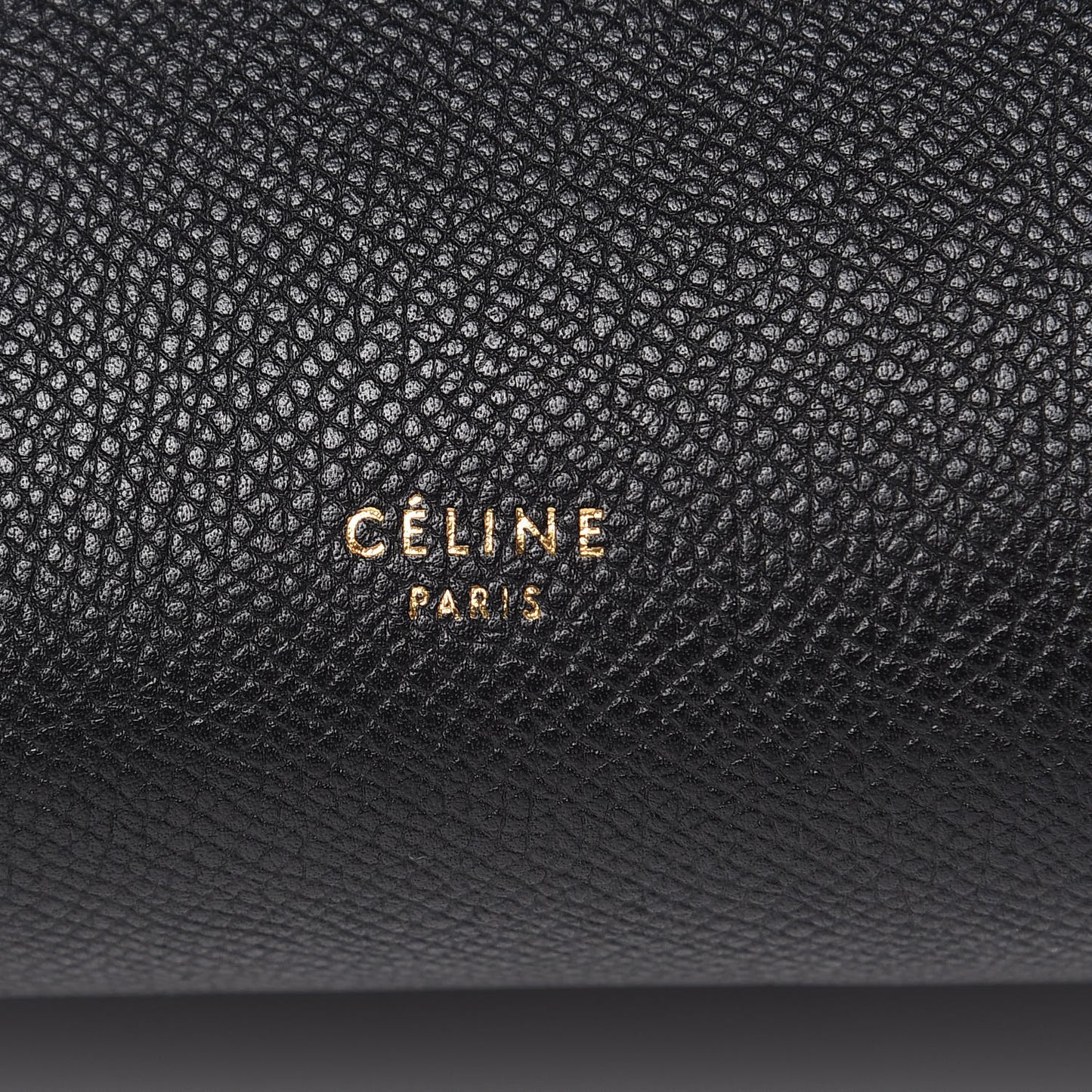 Baby Grained Calfskin Mini Belt Bag Black