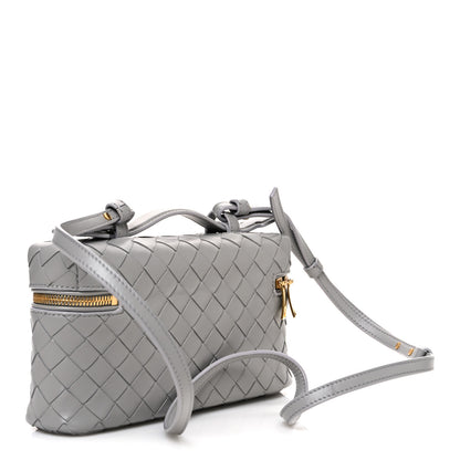 Bottega Veneta Calfskin Intrecciato Bang Bang Vanity Case Limestone 3 of 11
