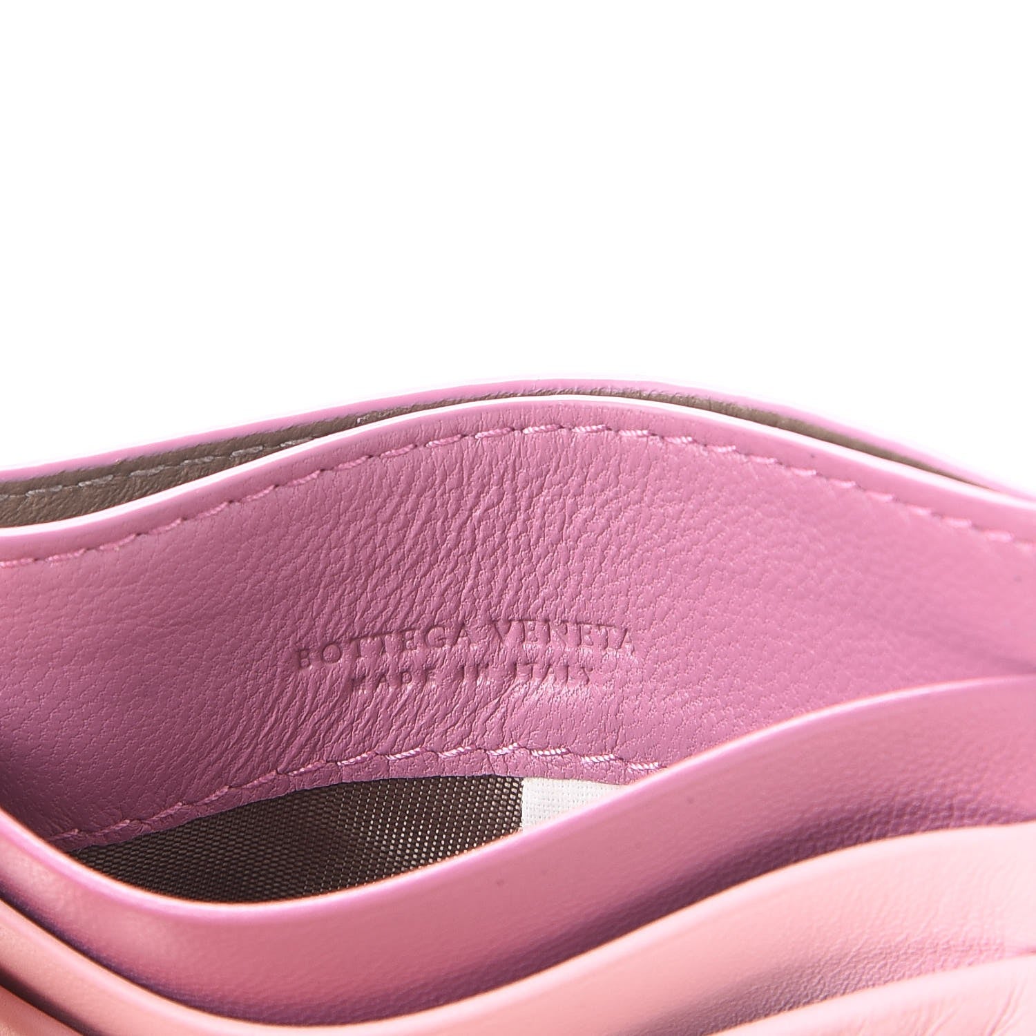 Bottega Veneta Nappa Intrecciato Woven Card Holder Pink Purple 6 of 8