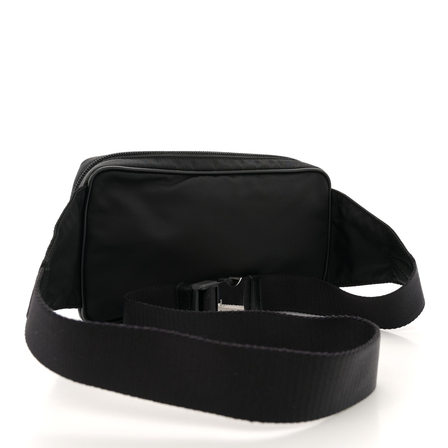 Prada Re-Nylon Saffiano Belt Bag L Black 3 of 11