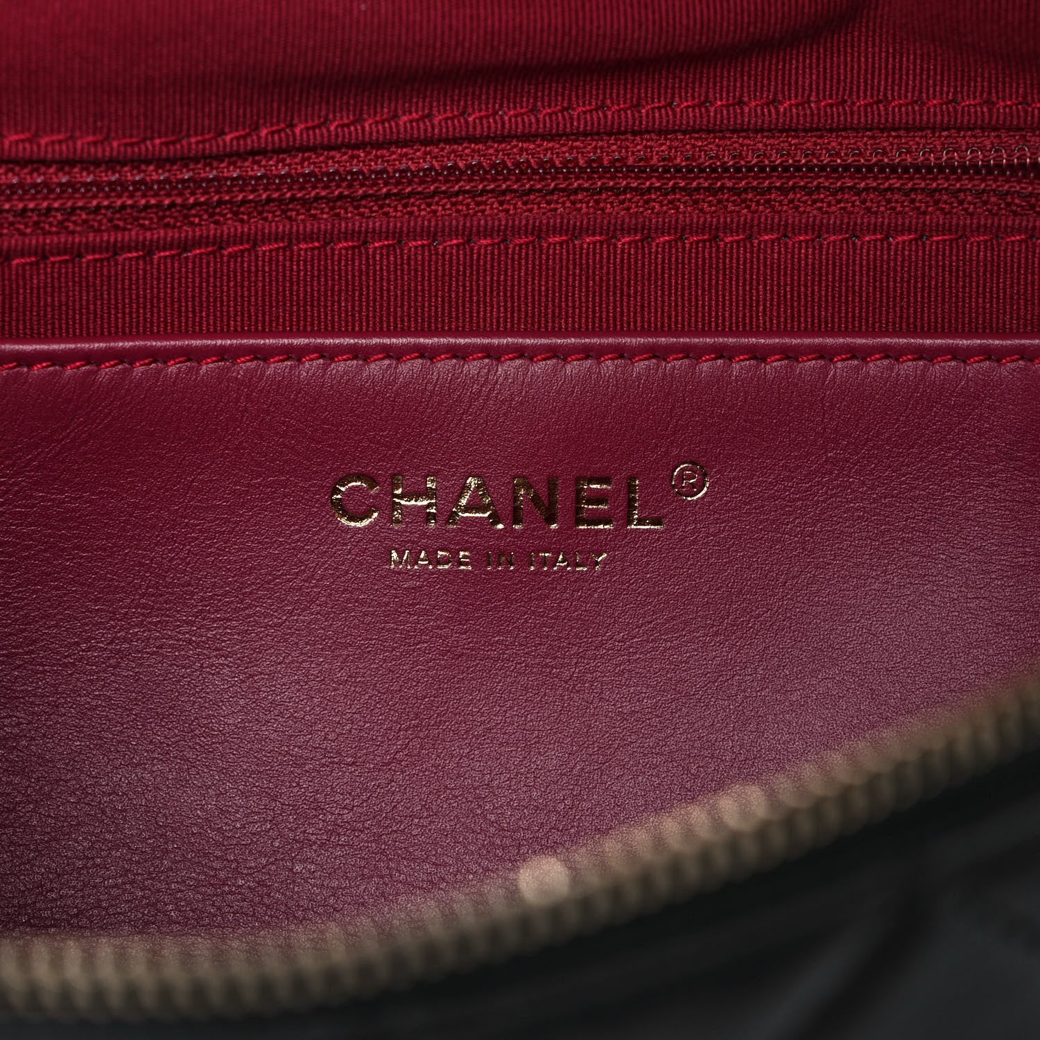 Chanel Lambskin Pearl Quilted CC Belt Bag Black 6 of 8