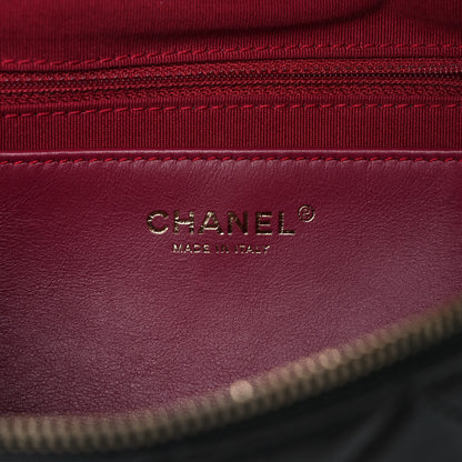 Chanel Lambskin Pearl Quilted CC Belt Bag Black 6 of 8