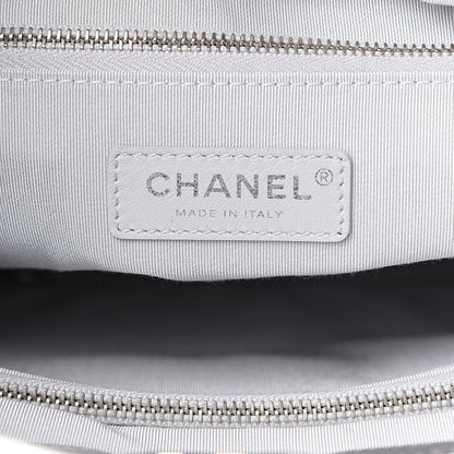 Chanel Metallic Crumpled Calfskin Small 31 Shopping Bag Silver 6 of 9