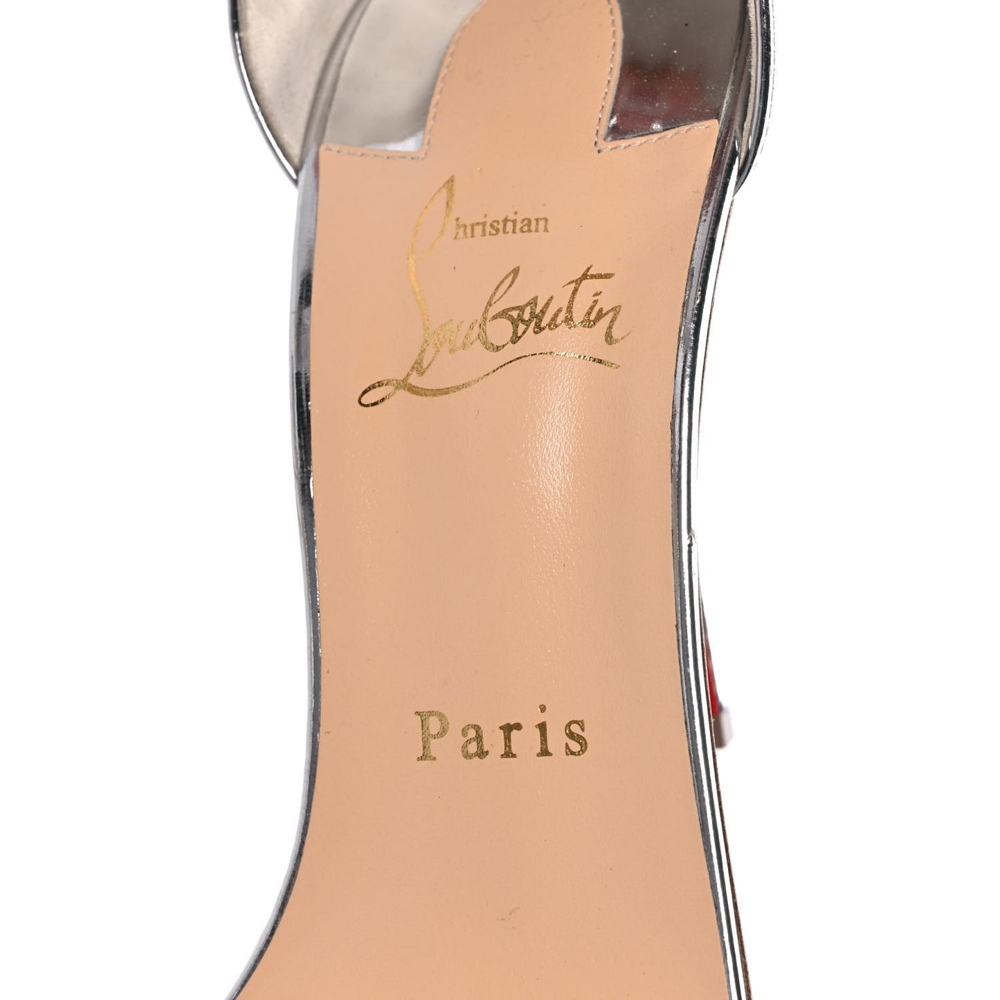 Specchio Calfskin Planetava 100 Spike Sandals 39.5 Silver