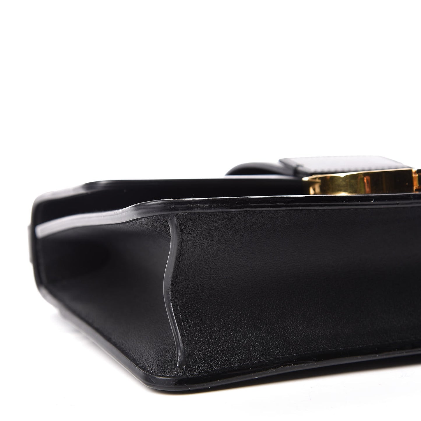 Smooth Calfskin 30 Montaigne Flap Bag Black