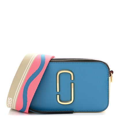 Marc Jacobs Saffiano Large The Sure Shot Camera Bag Blue Multicolor 1 of 10