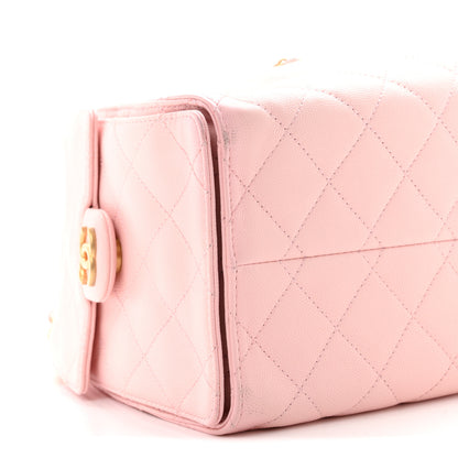 Chanel Caviar Quilted Small Chanel 25 Handbag Light Pink 8 of 9
