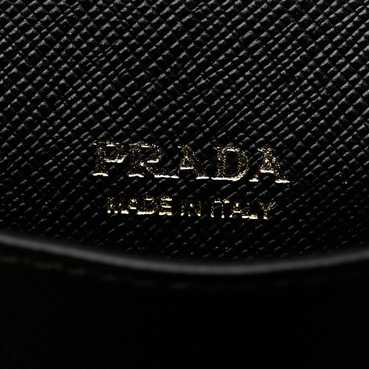 Prada Saffiano Triangle Card Holder On Strap Black 6 of 8