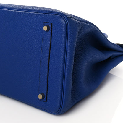 Hermes Togo Birkin 35 Bleu Electrique 8 of 9