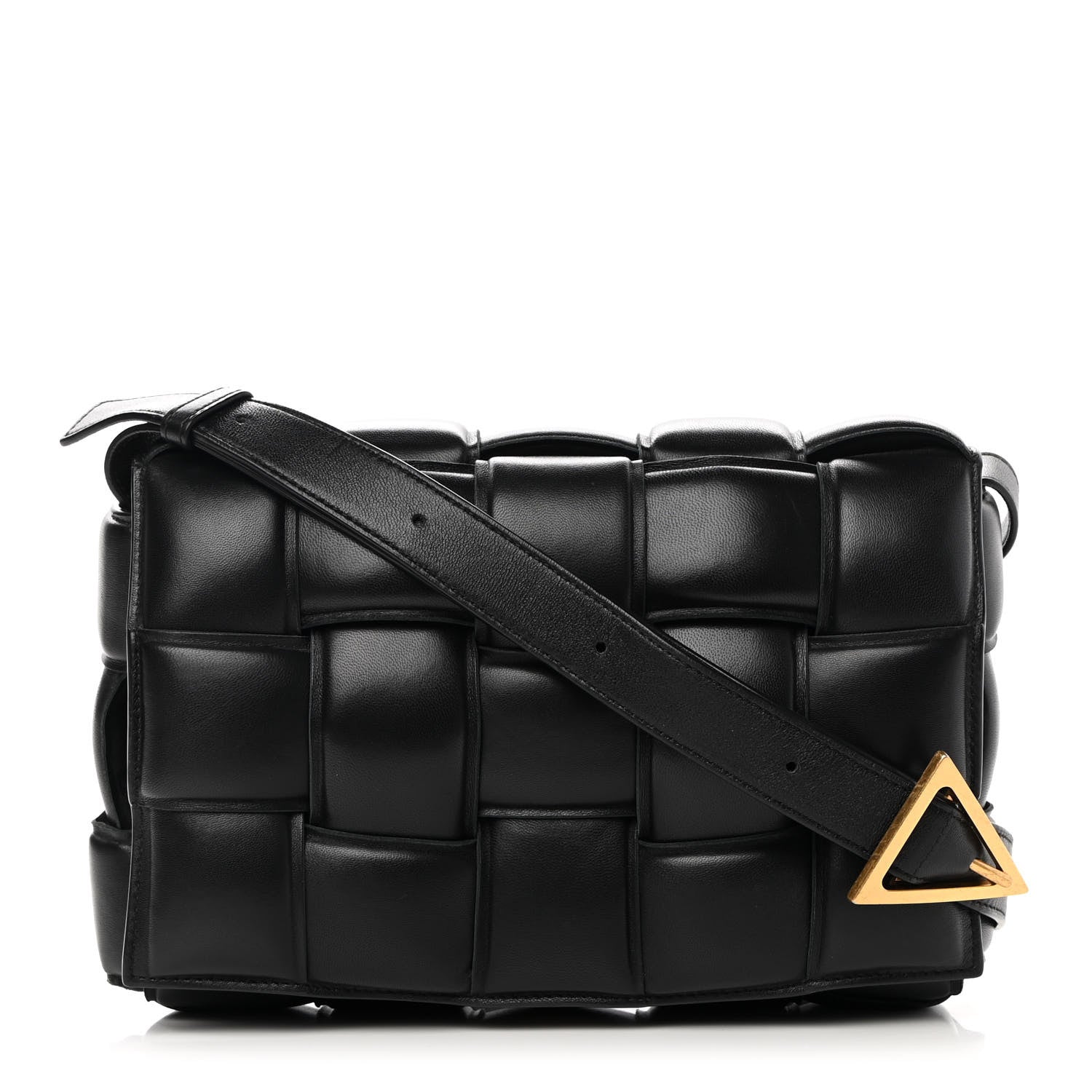 Bottega Veneta Nappa Maxi Intreccio Padded Cassette Crossbody Bag Black 1 of 13
