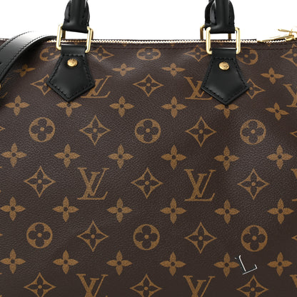 Louis Vuitton Monogram My World Tour Speedy Bandouliere 30 Black 8 of 10