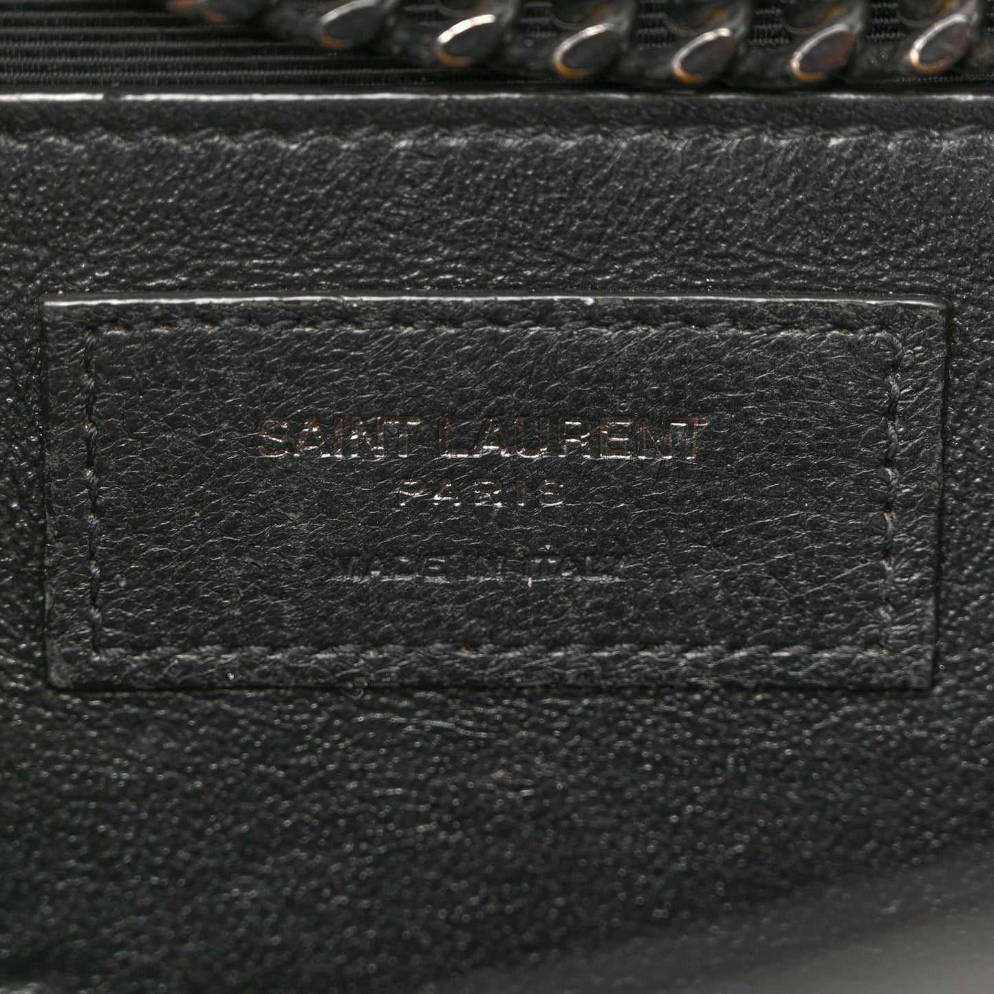 Grain De Poudre Medium Classic Monogram Monochrome Kate Satchel Black