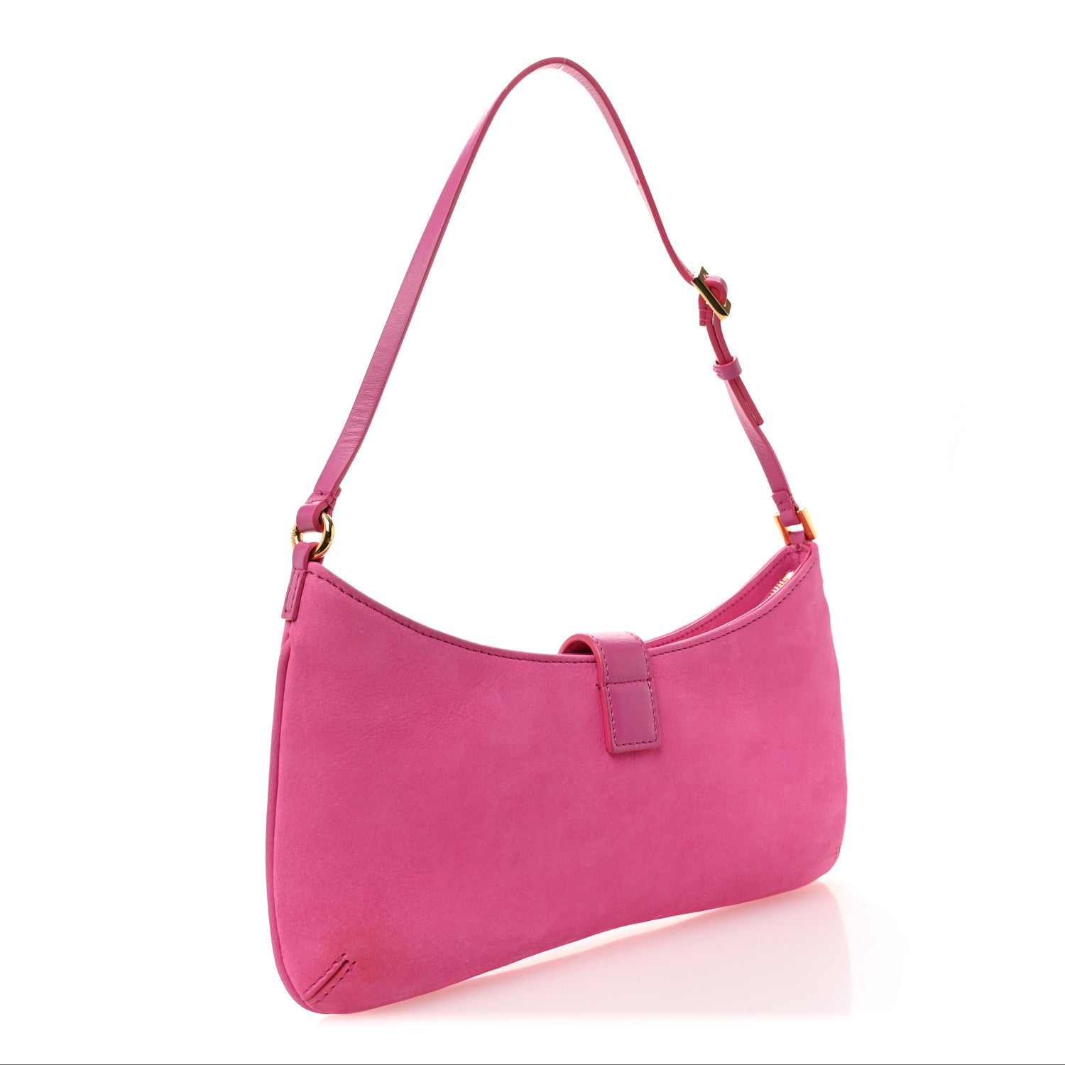 Jacquemus Nubuck Le Bisou Candenas Dark Pink 3 of 9