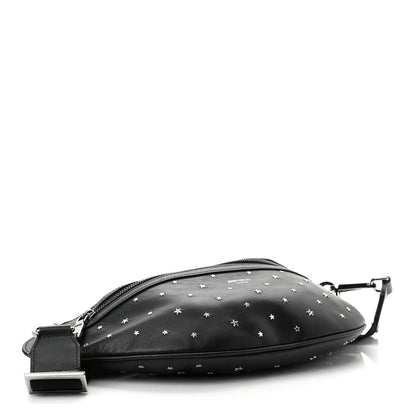 Jimmy Choo Calfskin Star Studded Belt Bag Black 4 of 10