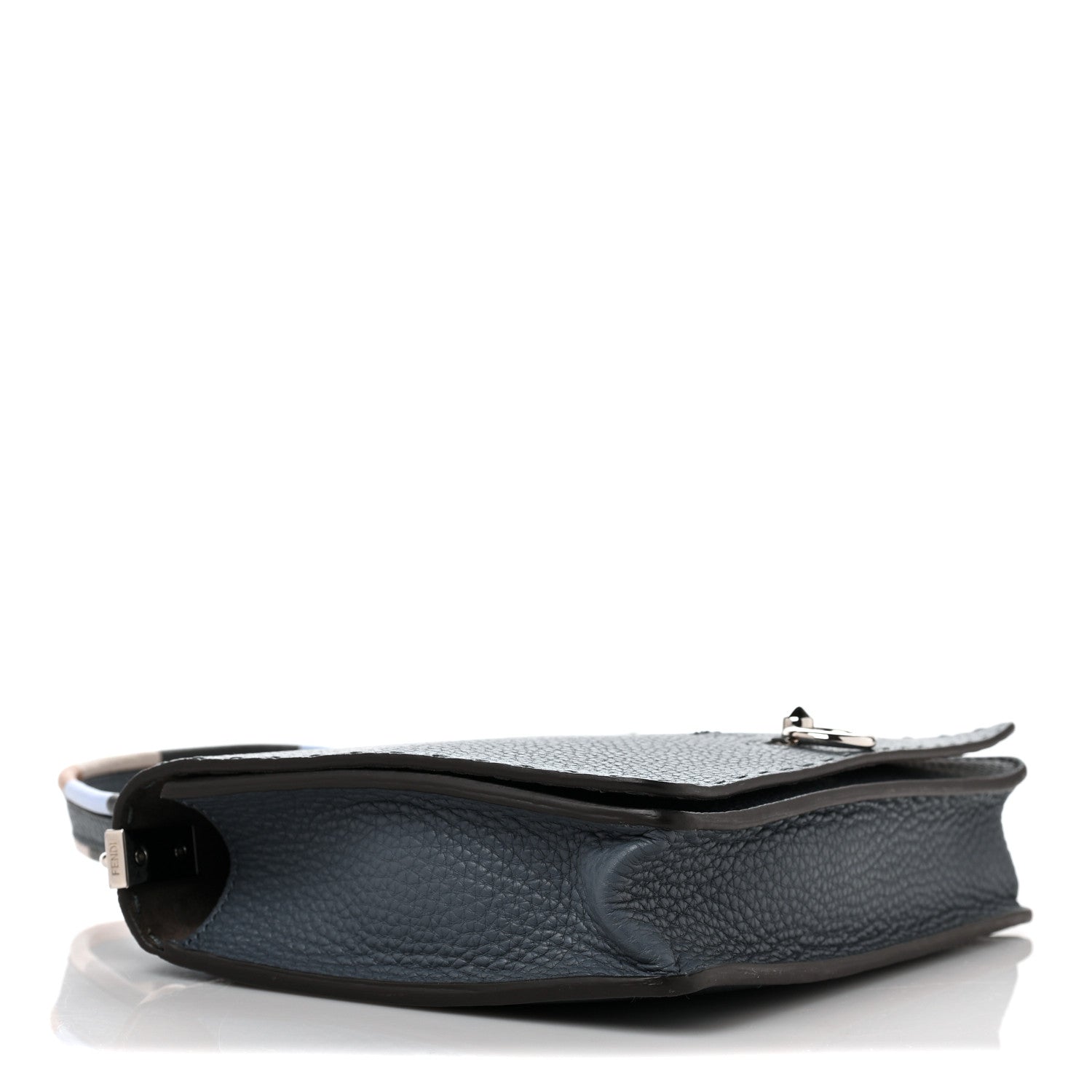 Fendi Cuoio Romano Selleria Piping Messenger Bag Tempesta Multicolor 4 of 9