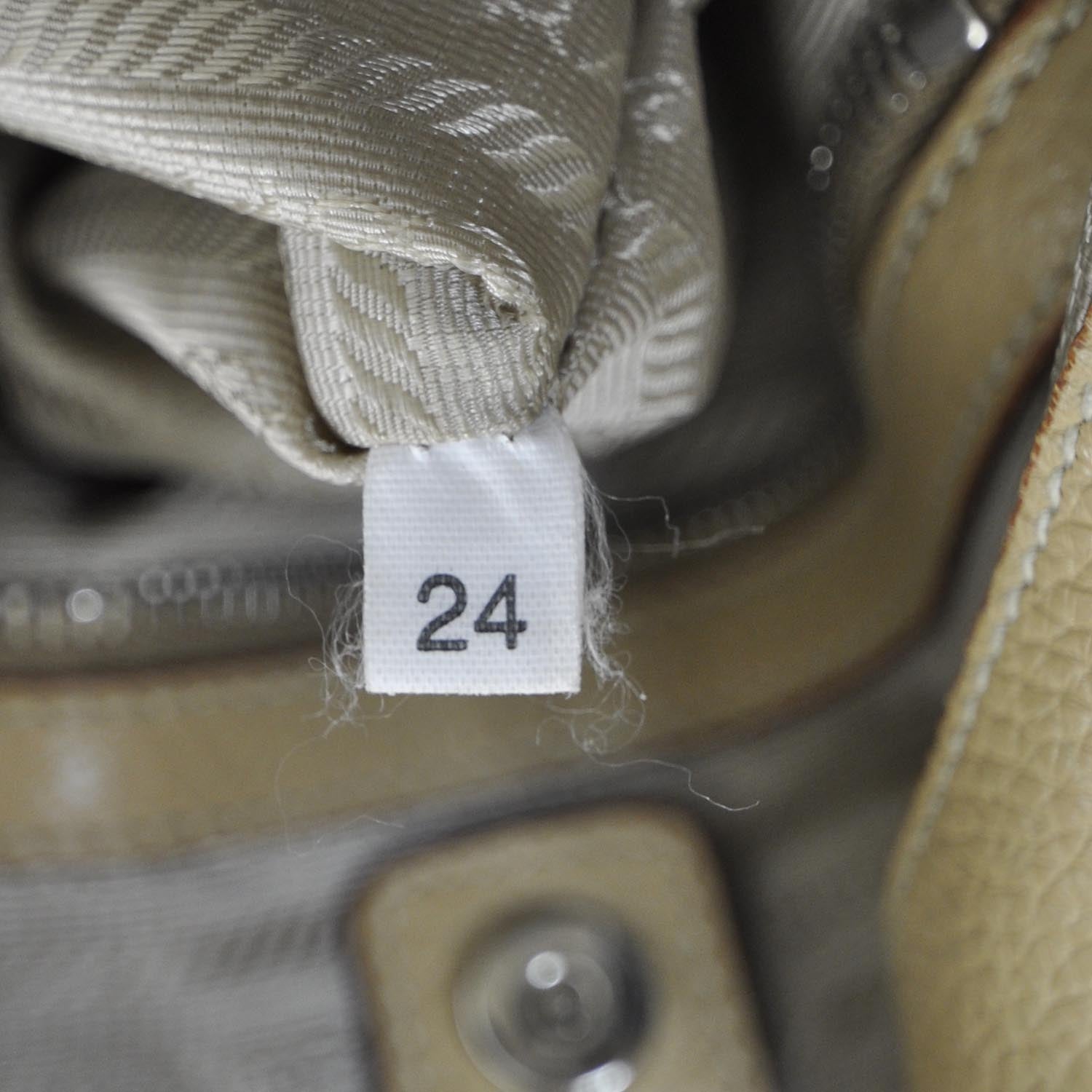 Prada Vitello Daino Rope Knot Hobo 9 of 10