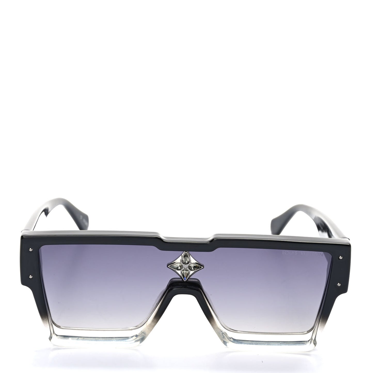 Acetate Swarovski Crystal Cyclone Sunglasses Z1736W Black