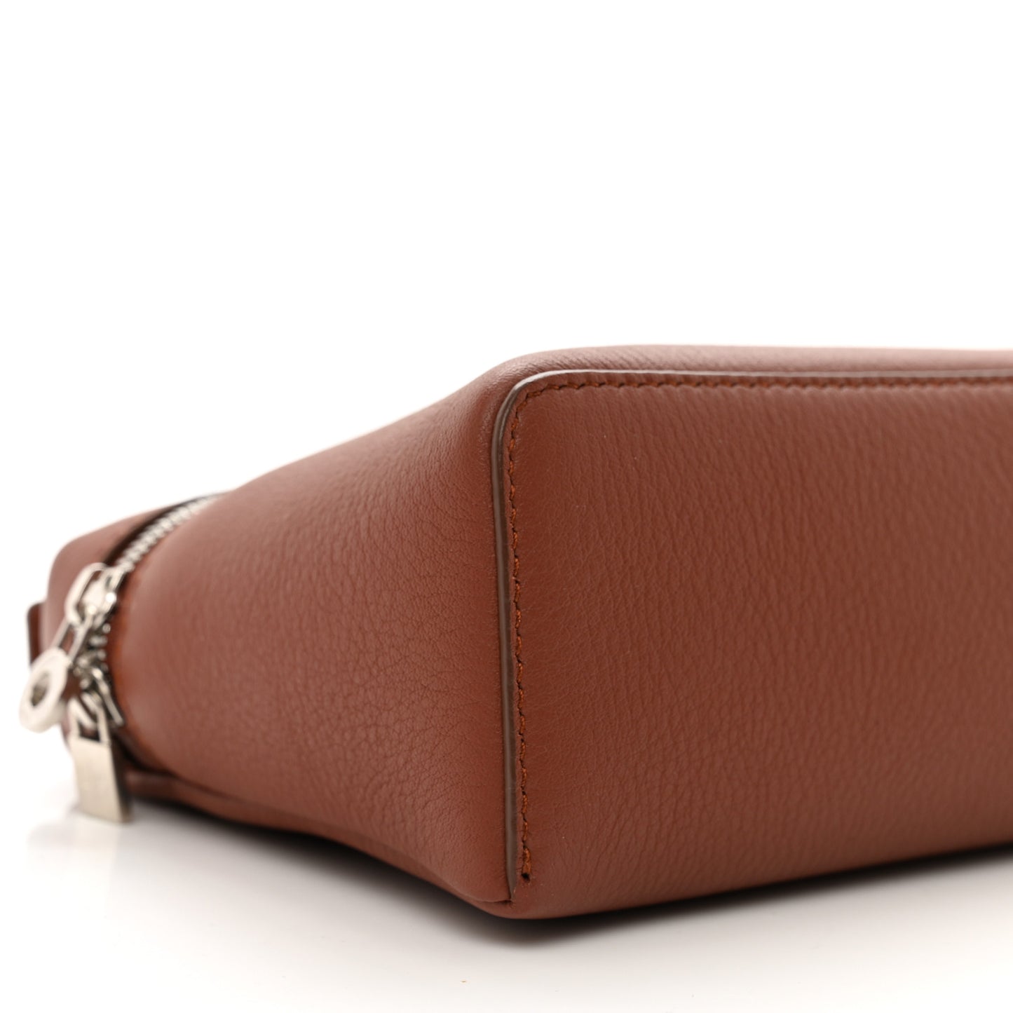 Grained Calfskin L19 Extra Pocket Pouch Kummel
