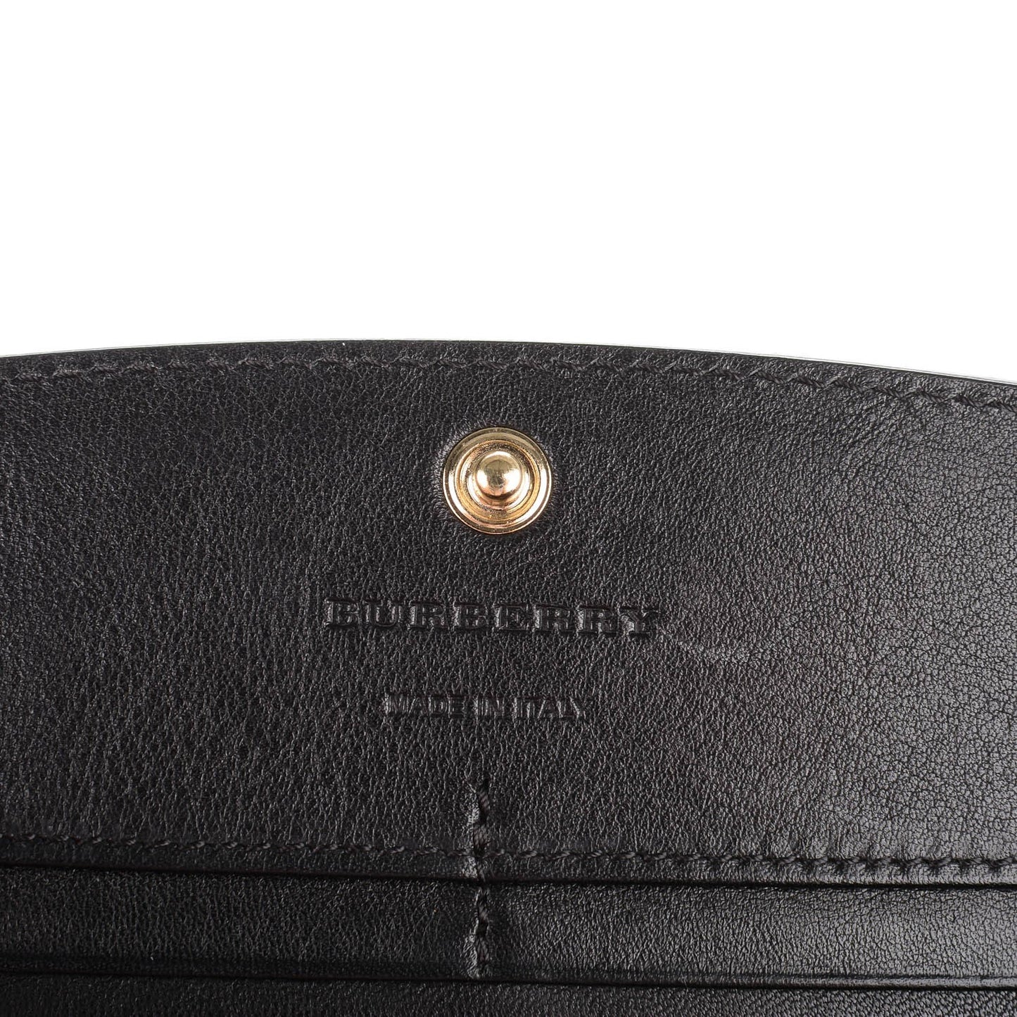 Calfskin Horseferry Check Porter Continental Wallet Black