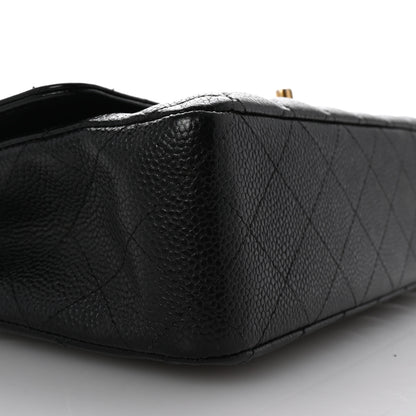 Chanel Caviar Quilted Medium Double Flap Black 9 of 10