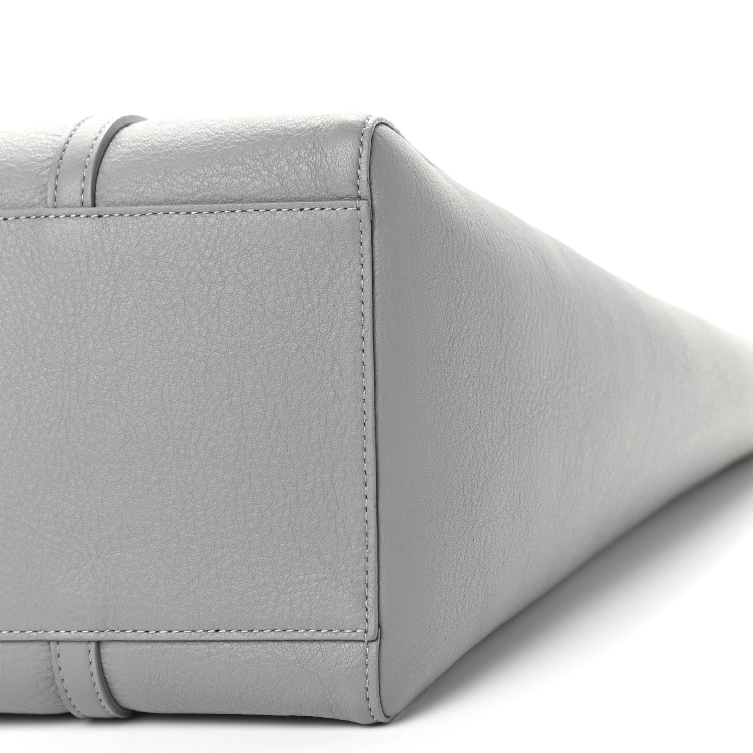 Balenciaga Smooth Calfskin Logo Double Sided Small Everyday Tote Balenciaga Grey Black 8 of 8