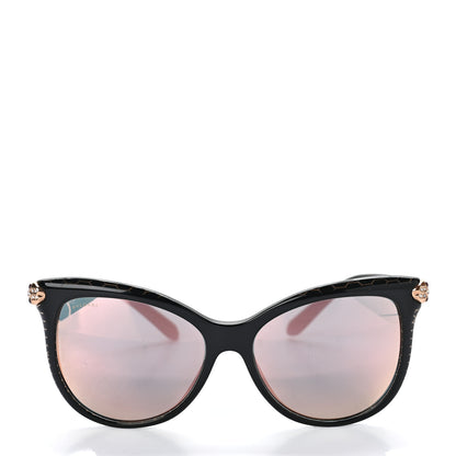 Bulgari Cat Eye 8188-B Sunglasses Black 2 of 6