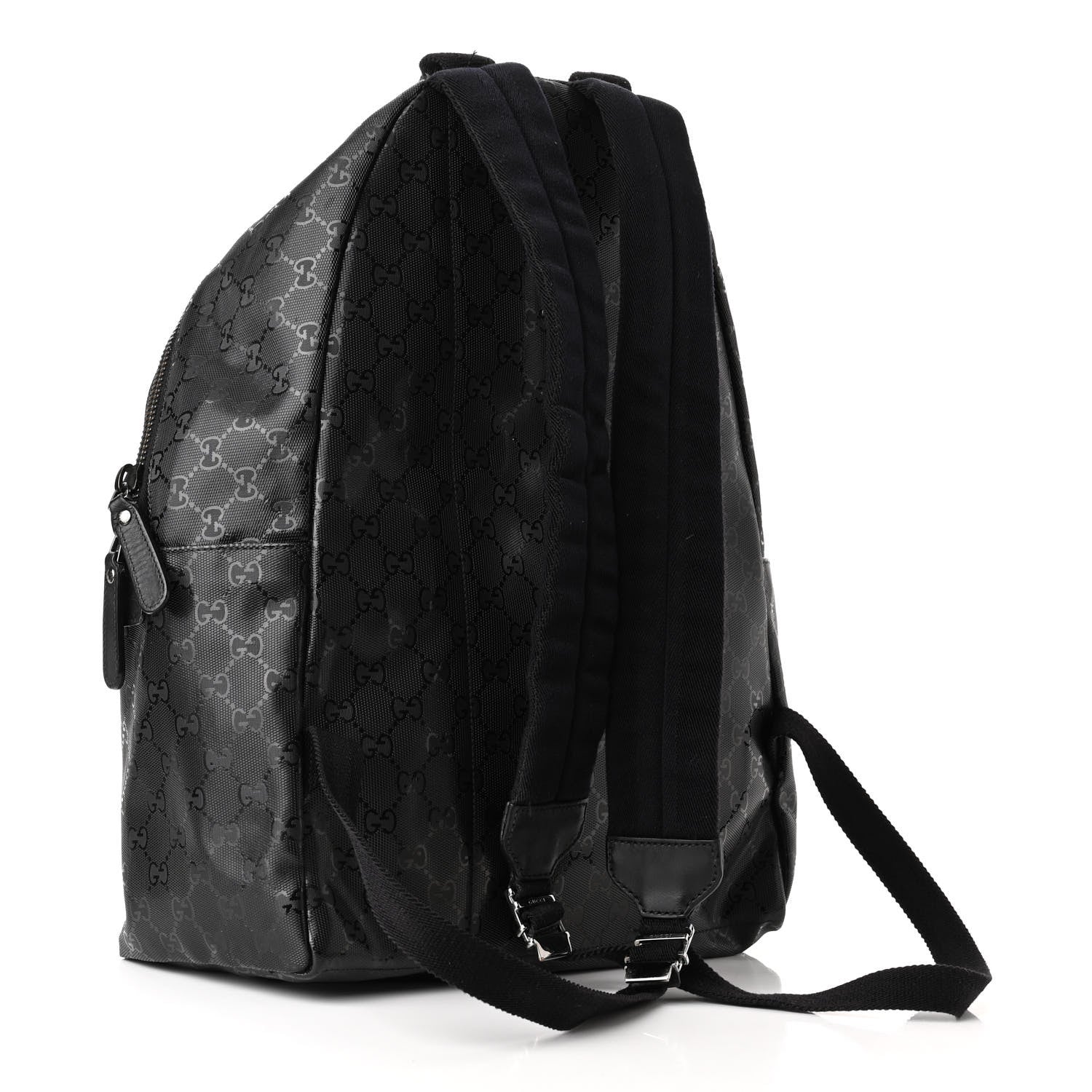 Gucci Imprime Monogram Medium Classic Backpack Black 2 of 11