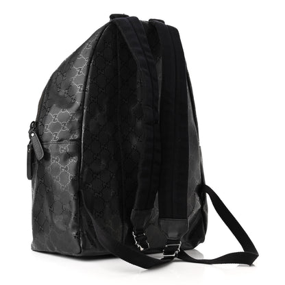 Gucci Imprime Monogram Medium Classic Backpack Black 2 of 11