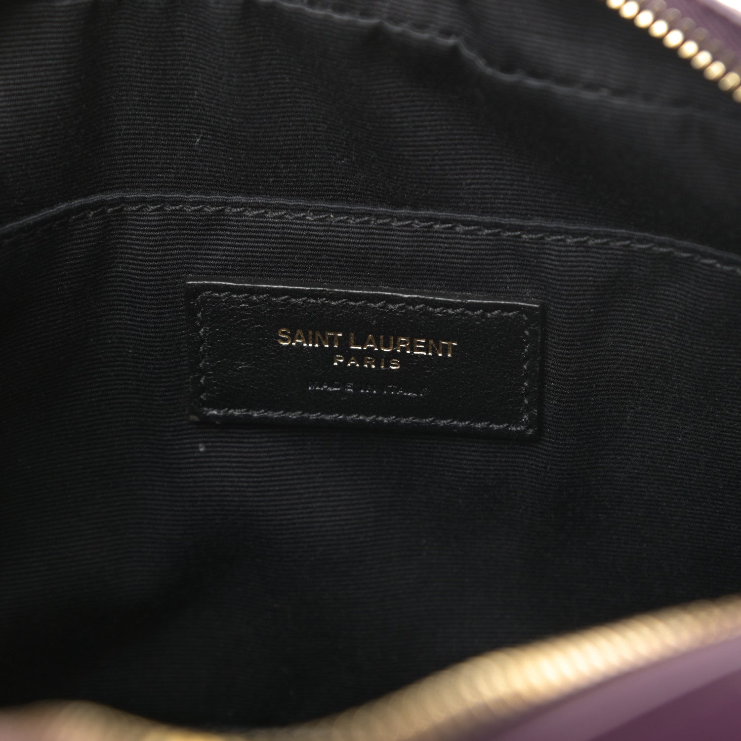 Saint Laurent Calfskin Matelasse Monogram Lou Camera Bag Purple 6 of 12