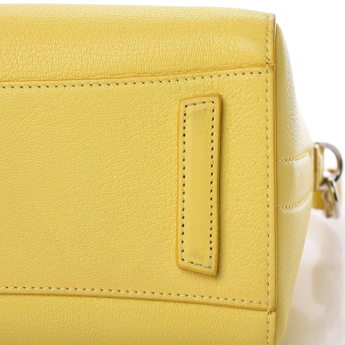 Sugar Goatskin Mini Antigona Yellow