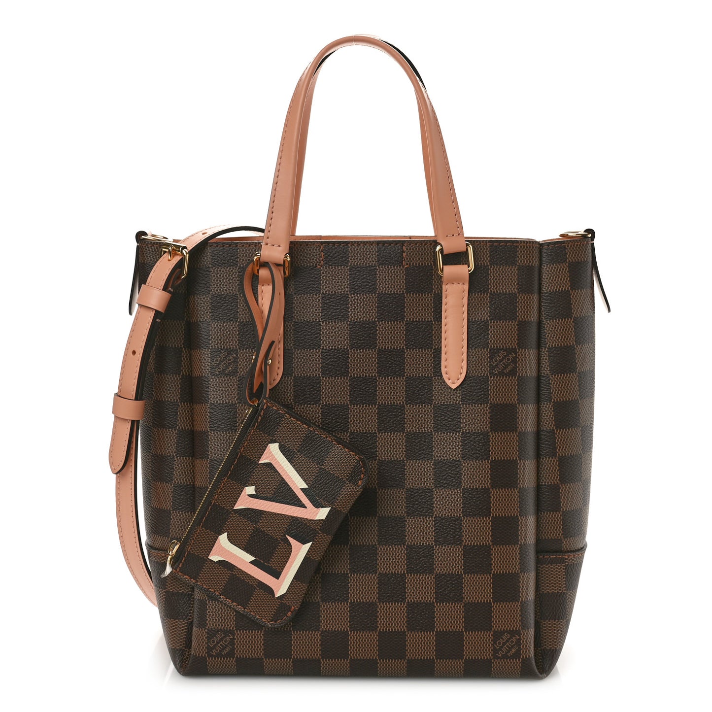 Damier Ebene Belmont PM Venus Pink