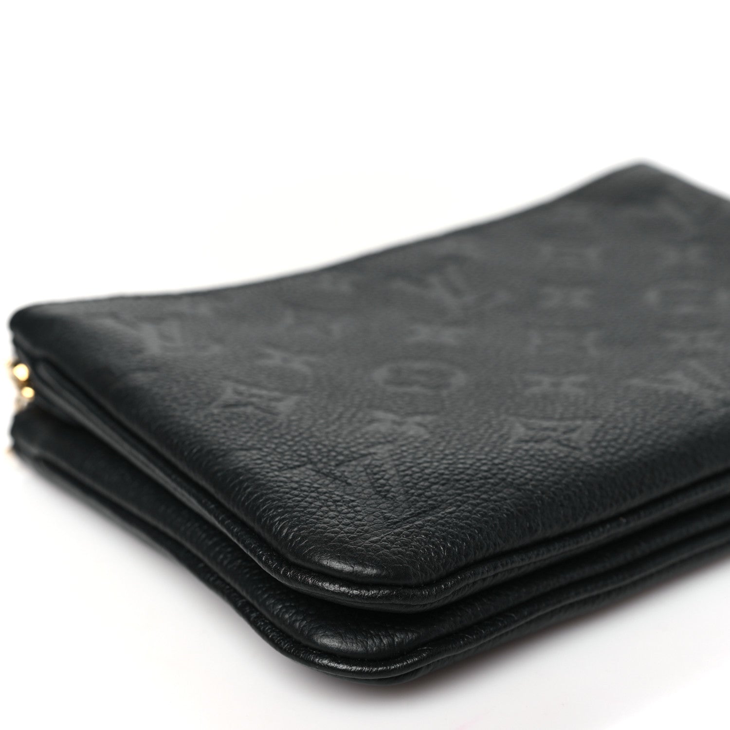 Louis Vuitton Empreinte Double Zip Pochette Black 9 of 12