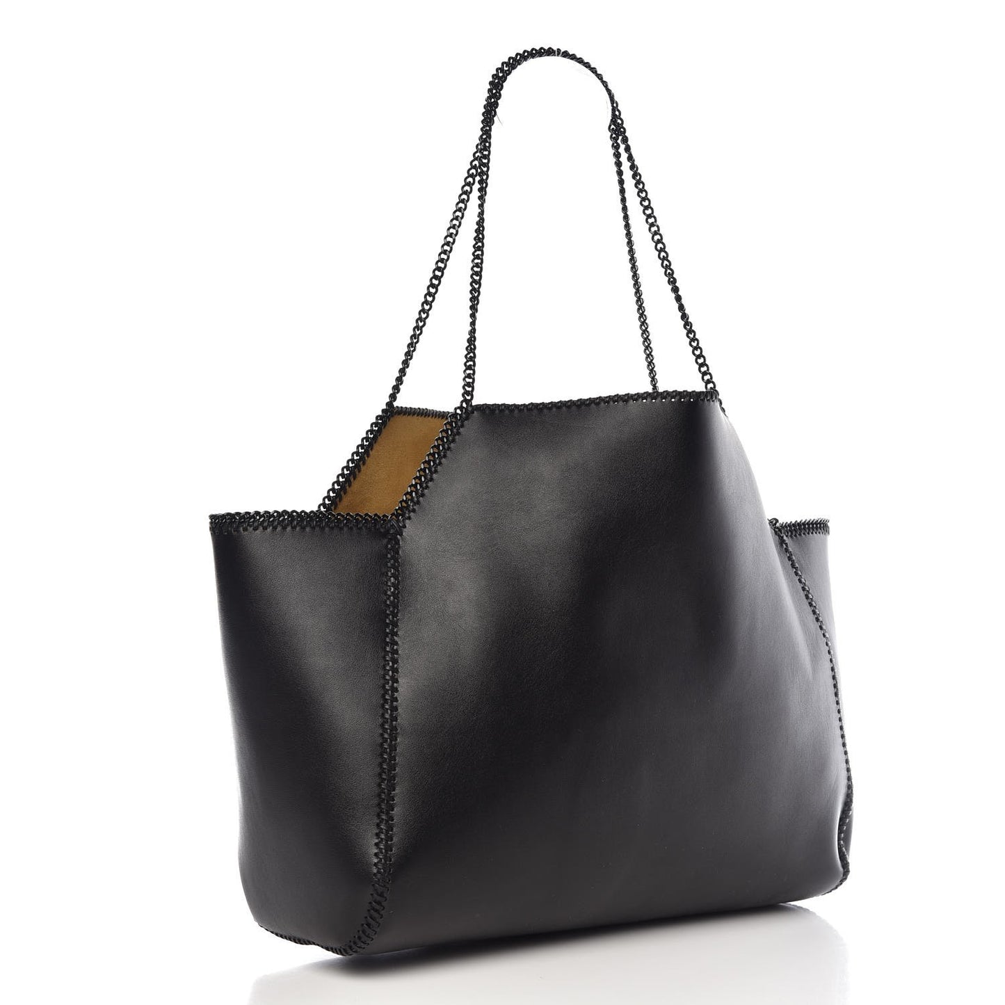 Alter Nappa Falabella Fine Chain Tote Black