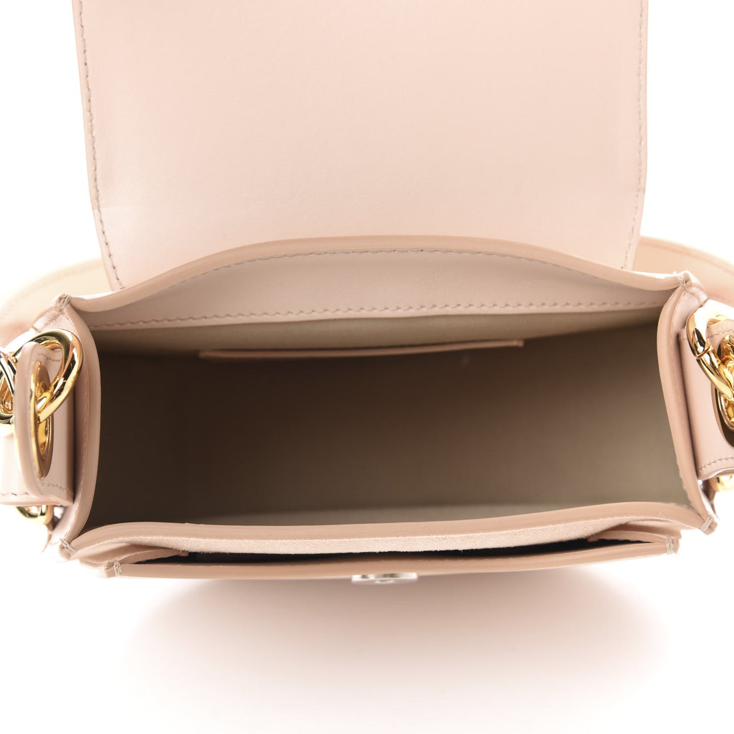 Calfskin Small Tess Bag Biscuit Pink