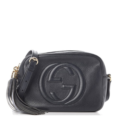 Gucci Pebbled Calfskin Small Soho Disco Bag Blue 1 of 12