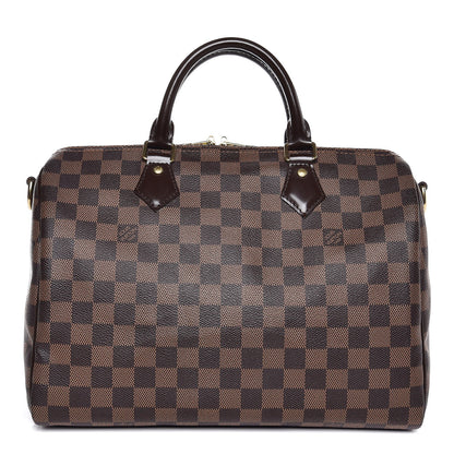 Louis Vuitton Damier Ebene Speedy Bandouliere 30 1 of 11