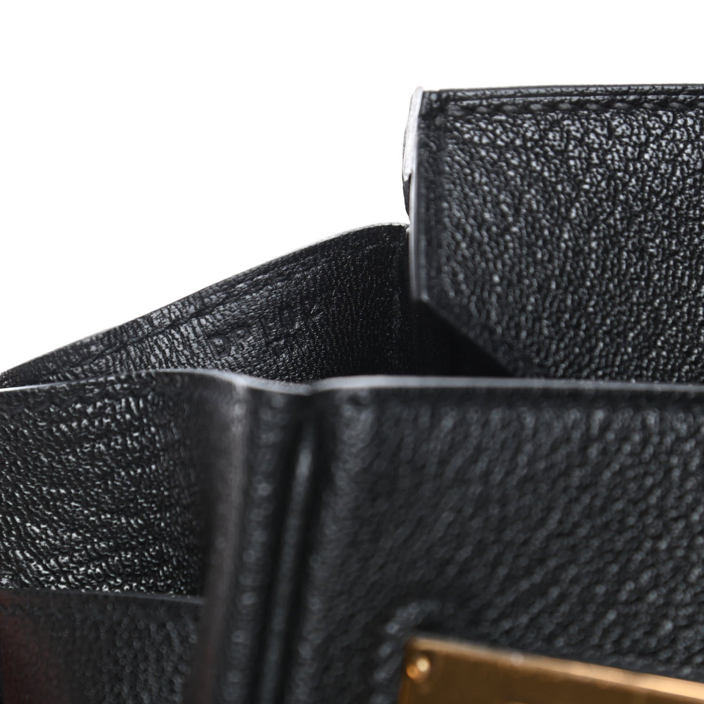 Chevre de Coromandel Birkin 30 Black
