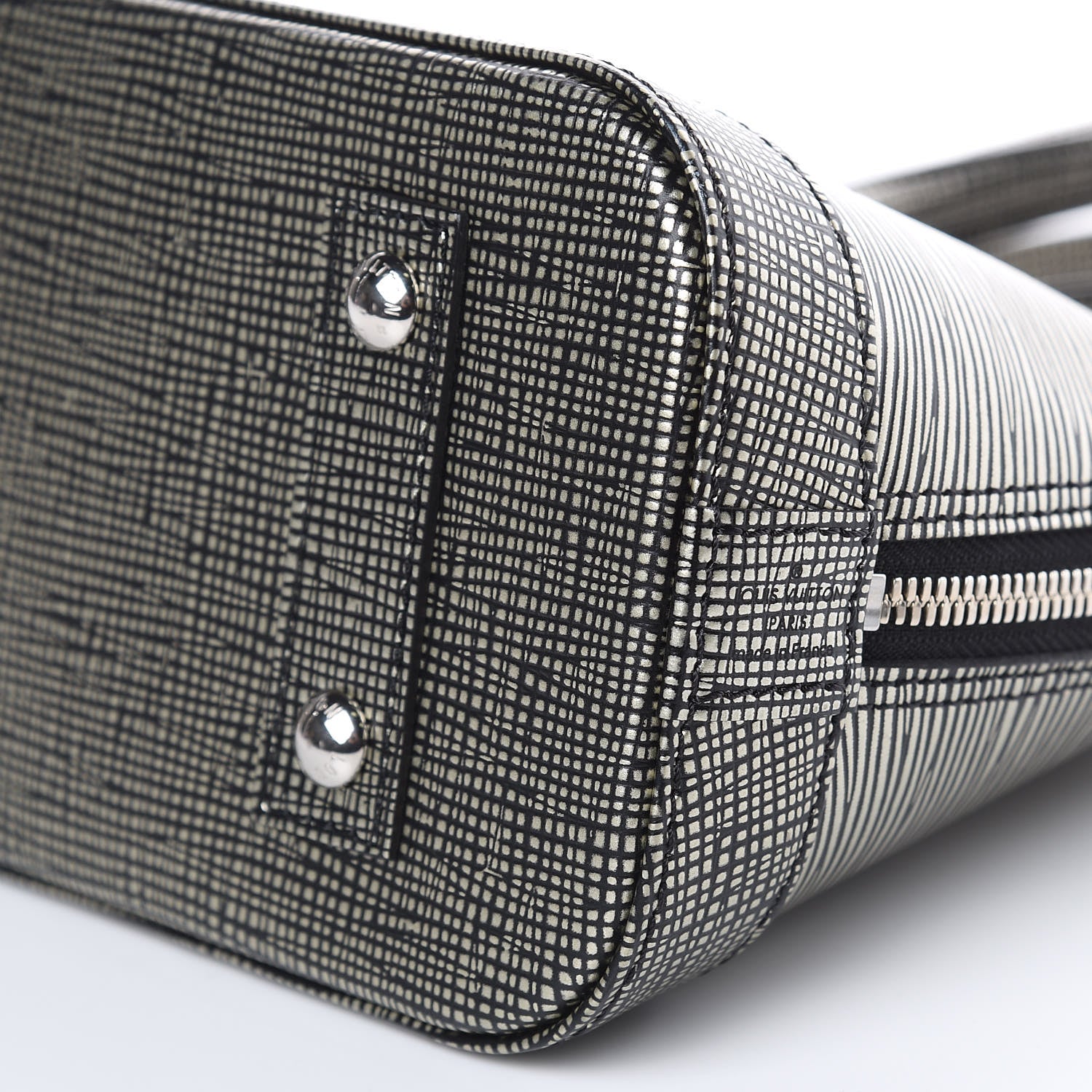Louis Vuitton Epi Alma BB Platine 7 of 9